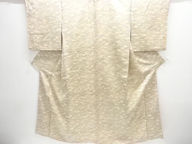 金通し小舟尽くし模様小紋着物